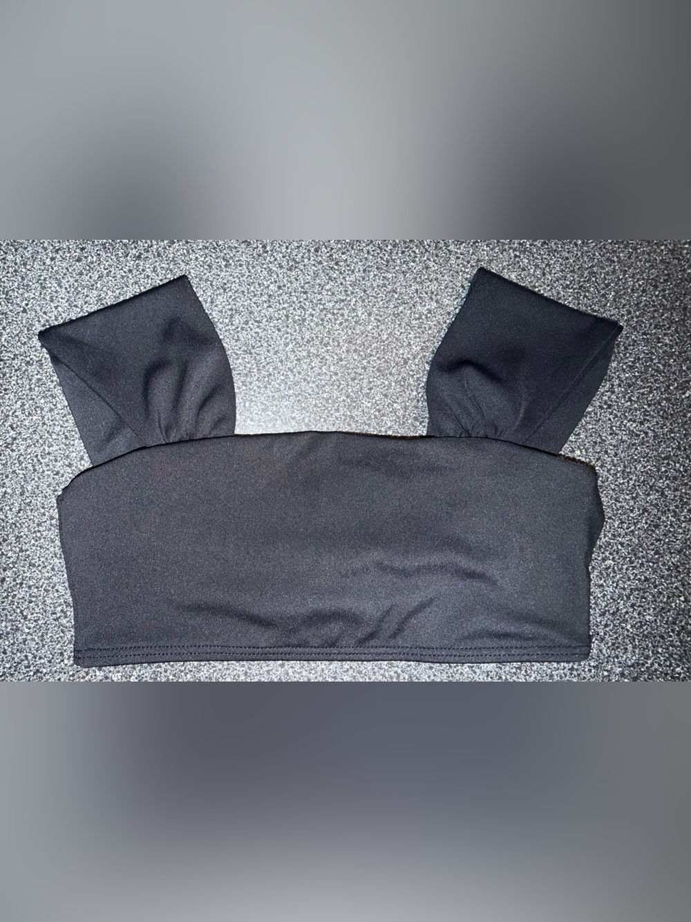 Tiger Friday Black Dance Bra Top Size Child XL